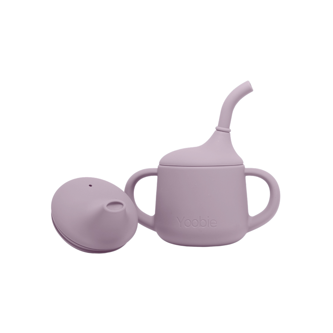 silicone cup variation - pale mauve