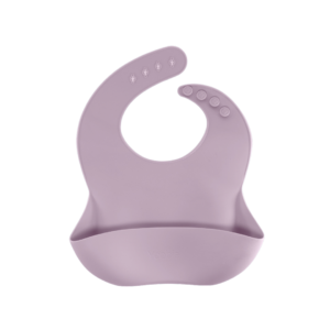 silicone bib variation - pale mauve